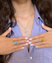 ALLY - Raw Labradorite Ring 18K (temporarily discontinued)