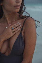 ALLY - Raw Labradorite Ring 18K (temporarily discontinued)