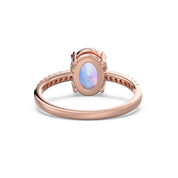HARLYNN - Luxury Moonstone Ring 18K in (rose)gold vermeil